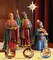7 Inch Real Life Nativity Set - Includes All People, Lighted Manger, Chest Of Gold, Frankincense & Myrrh